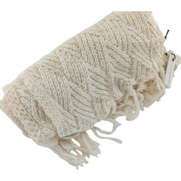 Treasure & Bond Soft Ivory Chunky Knit Scarf - Picture 2 of 6